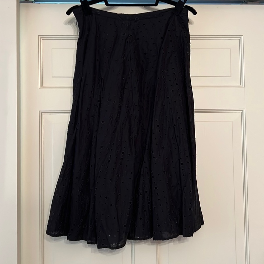 J.Crew Eyelet Midi Length Skirt - Picture 2 of 5